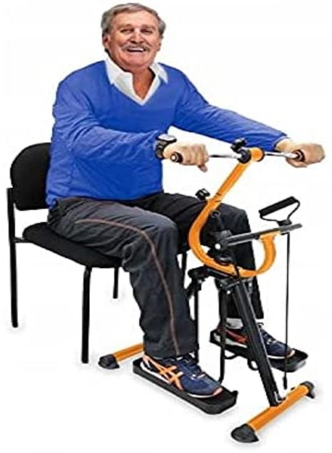 ULTIMAX Mini Exercise Bike Portable Home Pedal Exerciser Physio Bike Gym Fitness Exercise Muscle and Fitness, Indoor Exercise Bike Leg Arm Cardio Training - Image 4