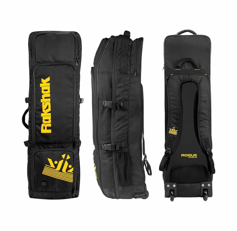 Rakshak Rogue Jumbo Wheel Hockey Bag (Black) - Image 1
