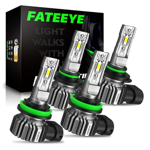 FateEye H11 9005 LED Light Bulbs 40000LM 6500K High Beam Low Beam Bulb LED Fog Light Kit 11 Size Plug and Play Fog Bulbs - Image 1