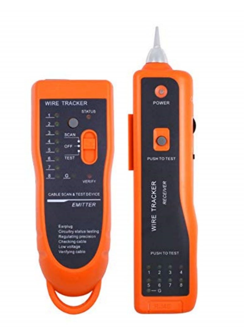Generic XQ-350 Network Cable Tester LAN Wire Tracker for UTP/STP Cat5/Cat6 RJ45 & RJ11 Tone Generator & Probe Kit Ethernet Cable Line Finder Continuity Check Telephone Wire Diagnose Tool  - Image 3