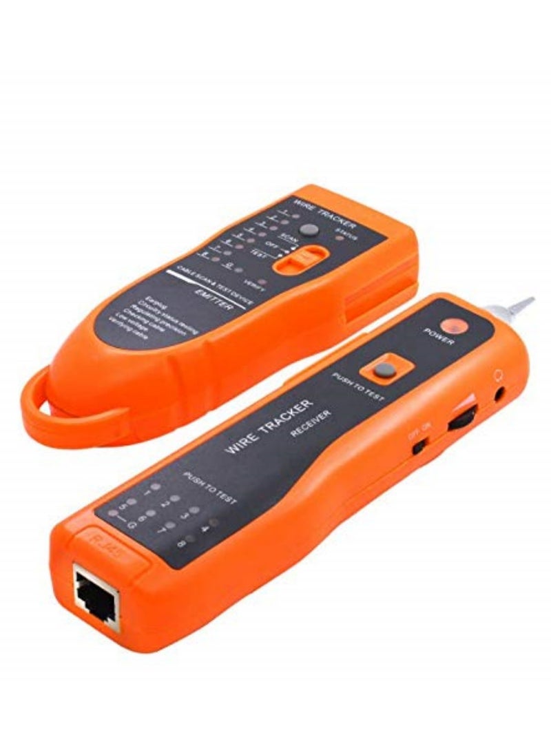 Generic XQ-350 Network Cable Tester LAN Wire Tracker for UTP/STP Cat5/Cat6 RJ45 & RJ11 Tone Generator & Probe Kit Ethernet Cable Line Finder Continuity Check Telephone Wire Diagnose Tool  - Image 4