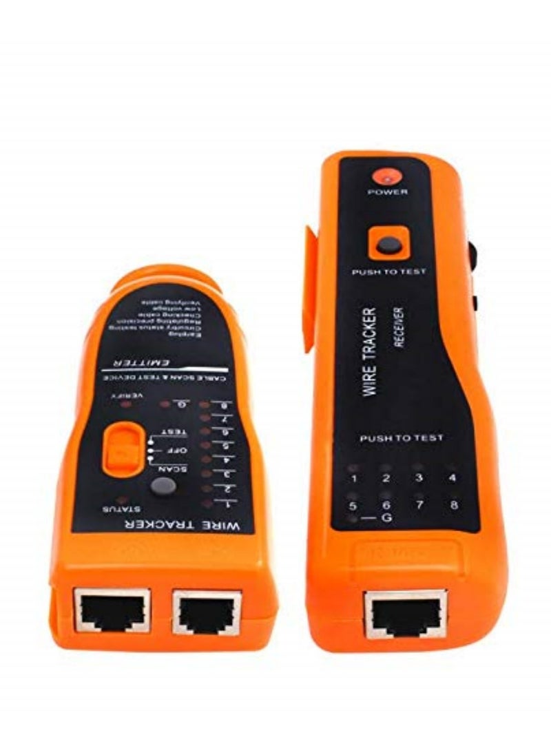 Generic XQ-350 Network Cable Tester LAN Wire Tracker for UTP/STP Cat5/Cat6 RJ45 & RJ11 Tone Generator & Probe Kit Ethernet Cable Line Finder Continuity Check Telephone Wire Diagnose Tool  - Image 5