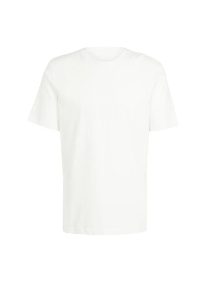 اديداس adidas Q12 MONOGRAM T White Originals Men T-SHIRTS