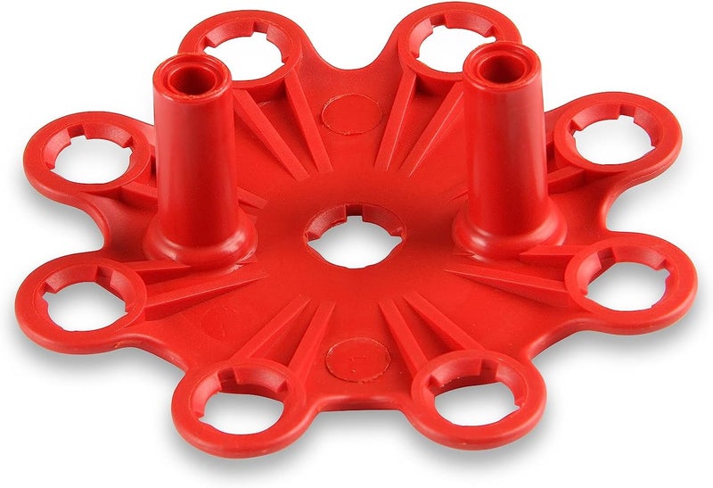 MSD 8433 Red, V8 Distributor Cap With HEI Terminals and Spark Plug Wire Retainer - Image 4