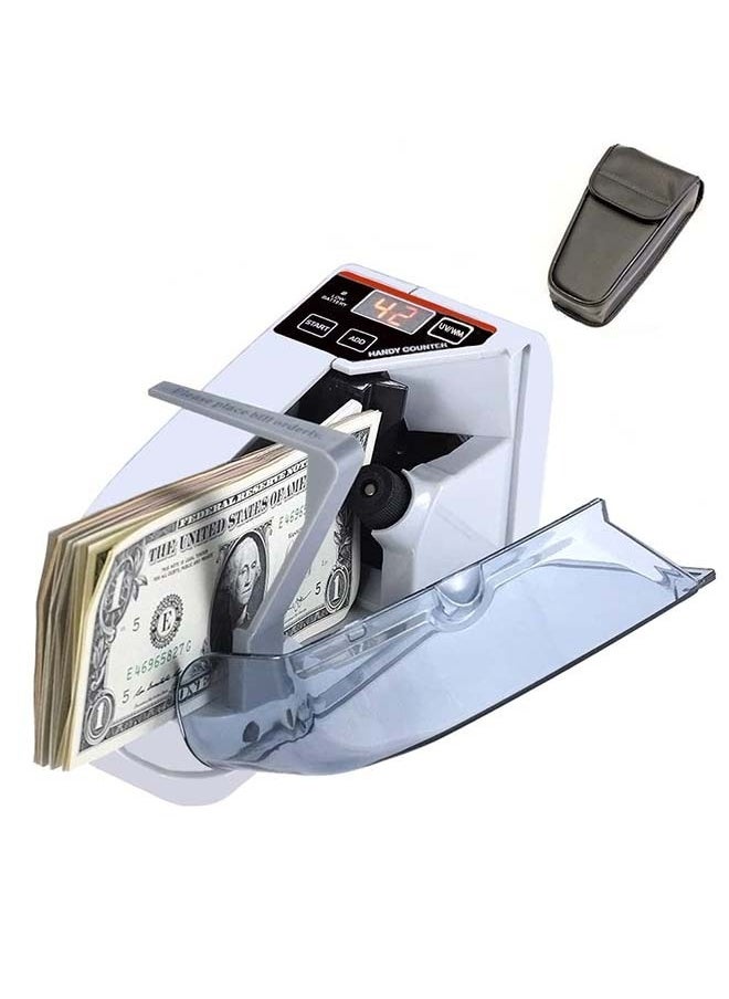 Generic - Money Counter Portable Money Counter Mini Bill Cash Counting Machine Handy Suitable for Multi-Currency Handy Banknote Counter - Image 1