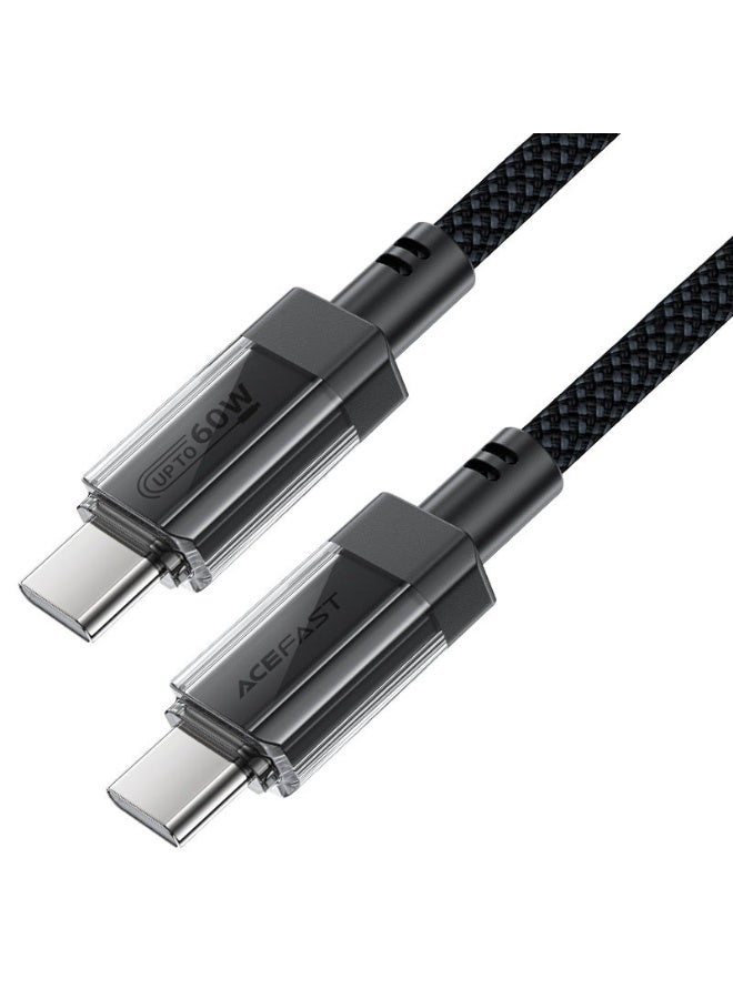 ACEFAST Charging Data Cable C12-03 USB-C to USB-C 60W - Image 1