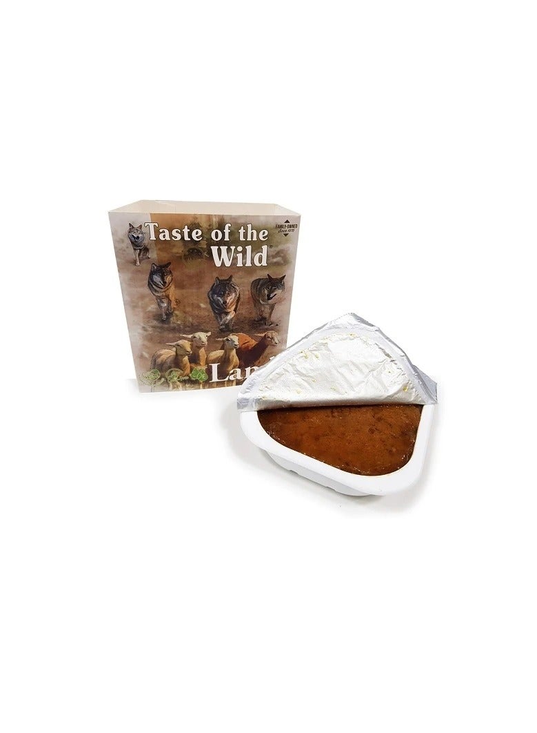 تيست أوف ذا وايلد طعم لحم الضأن البري مع الخضار والفاكهة طعام الكلاب الرطب - Image 1