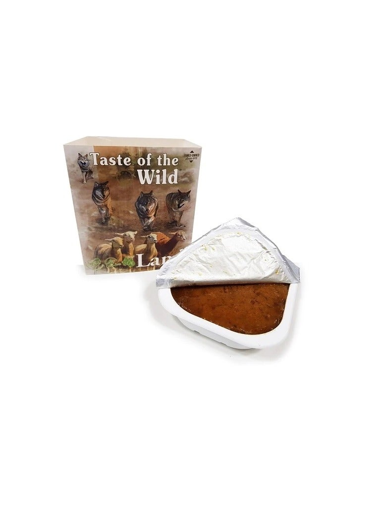 تيست أوف ذا وايلد طعم لحم الضأن البري مع الخضار والفاكهة طعام الكلاب الرطب - Image 3