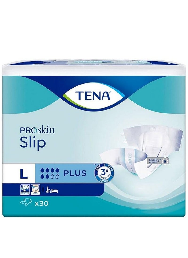 Tena Pro Skin Slip Plus Large 30 Pcs  - Image 1