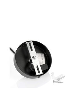 Y&D Ceiling Pendant & Lamp Holder, Metal Light Fitting, E27 Fitting Set with Braided Fabric Cable (Black)  - Image 5