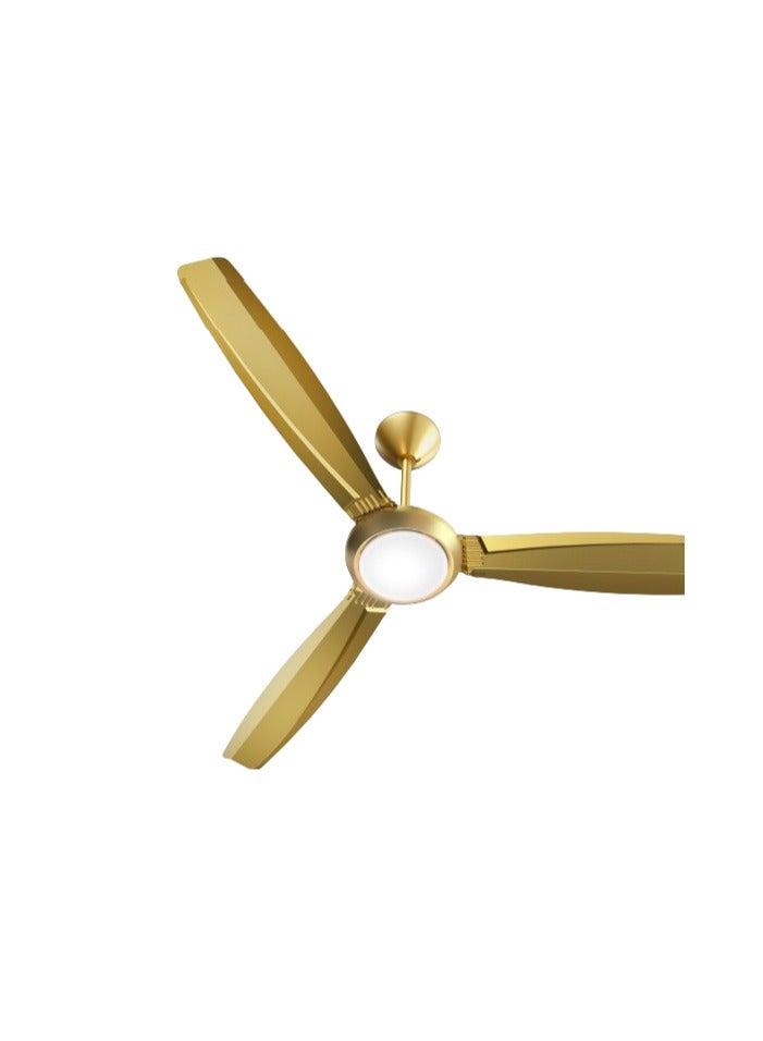Prifix POWER Ceiling Fan 56-Inch | 2-in-1 Fan & LED Lighting with 3 Speeds & 3 Light Modes – CFP56 Golden Modern, Stylish & Energy-Saving Design - Image 5