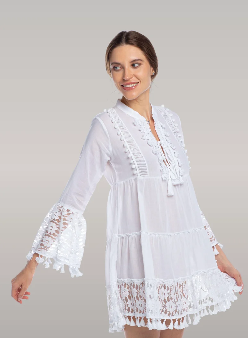 Just Nature  Premium Feel Free Tunic Hand Embroidery Dress for Women | Best Price UAE