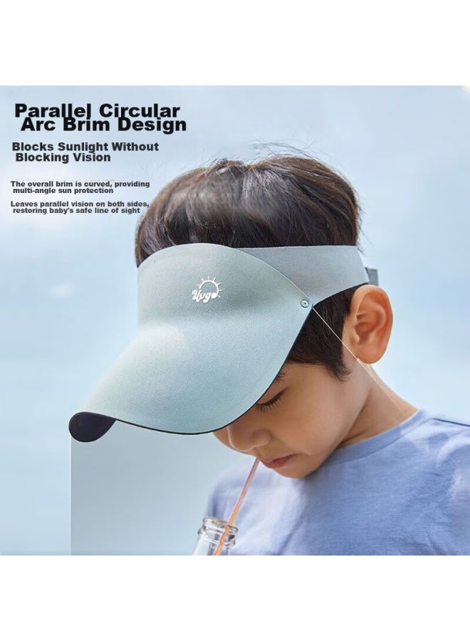 Ousen Ousen Sun Protection Hat, Children's Sports Visor, Boys And Girls Summer Uv Protection, Outdoor Cycling Sunshade, Lightweight Sun Hat - Image 1