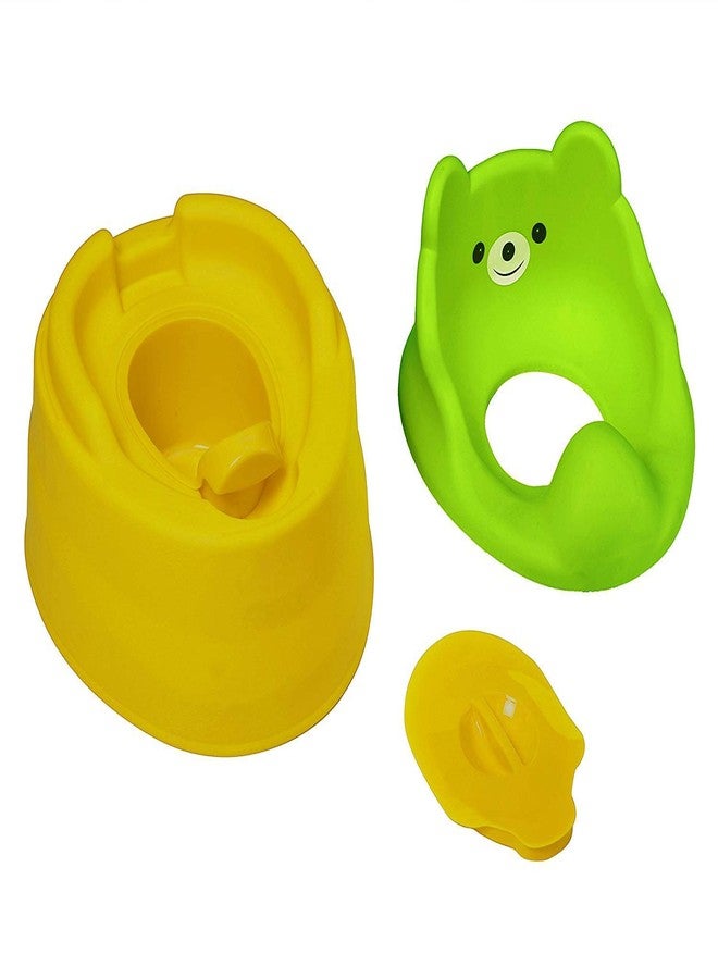 BLEQYS® Teddie Baby Potty Training Seats - Potty Toilet with Removable Tray & Potty Chair Cum Seat Potty Seat for Kids 1-5 Years for Toddler Boys Girls (Allow) - Image 2