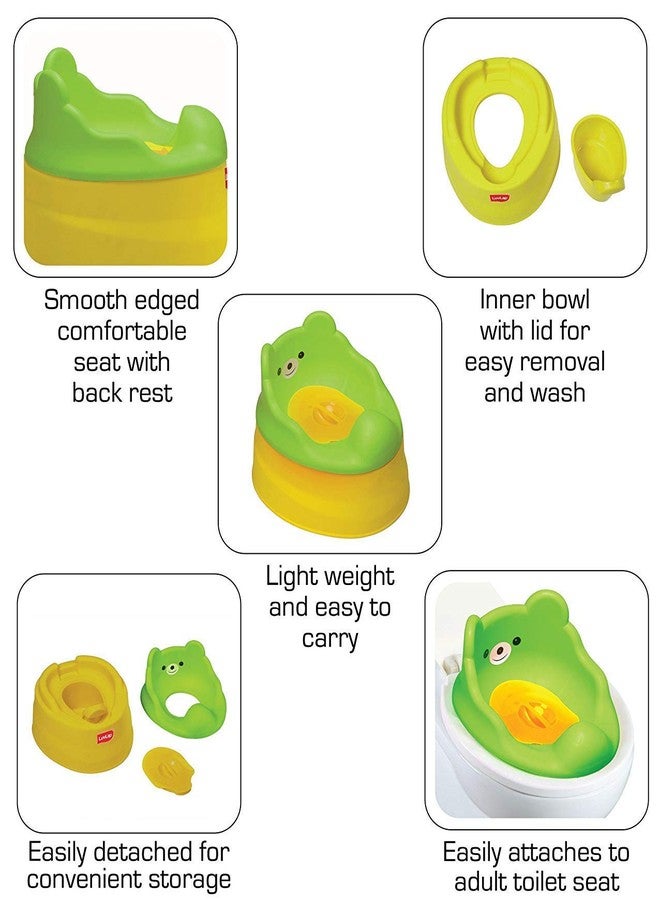 BLEQYS® Teddie Baby Potty Training Seats - Potty Toilet with Removable Tray & Potty Chair Cum Seat Potty Seat for Kids 1-5 Years for Toddler Boys Girls (Allow) - Image 5