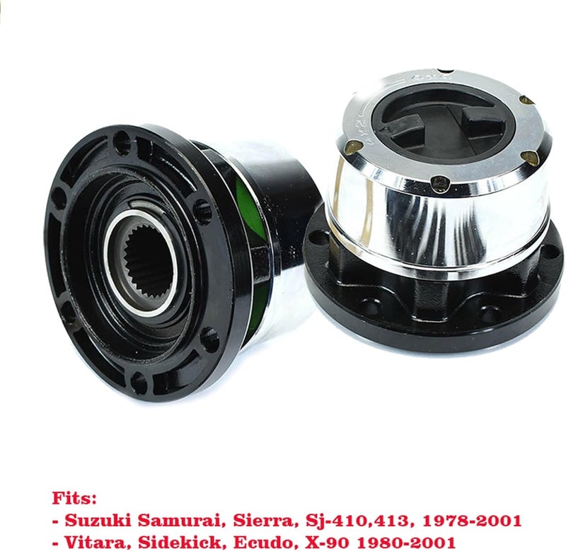 Wivplex Manual Free Locking Hubs for Suzuki and Geo Tracker - Image 3