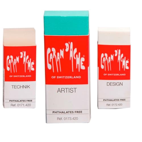 Caran D'ache Artist Soft Eraser Recommended for Drawing Paper Swiss Made (173.420) - Image 2