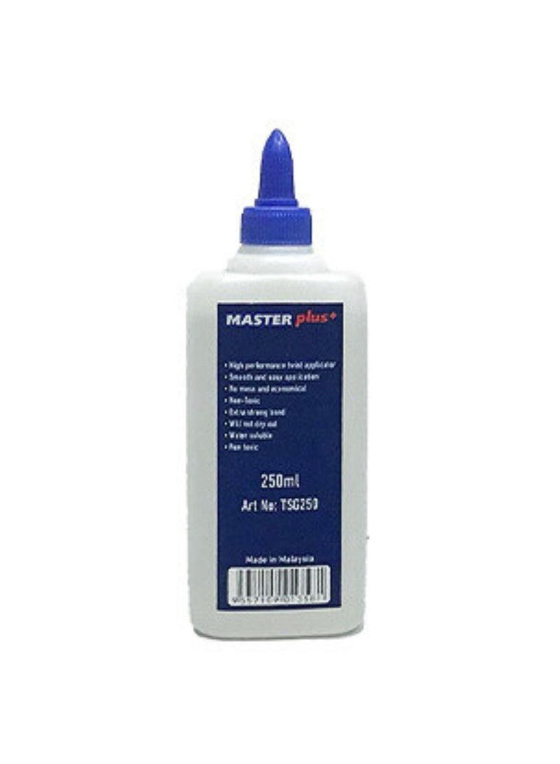 MASTER PLUS Liquid Glue Clear 250ML - Image 2