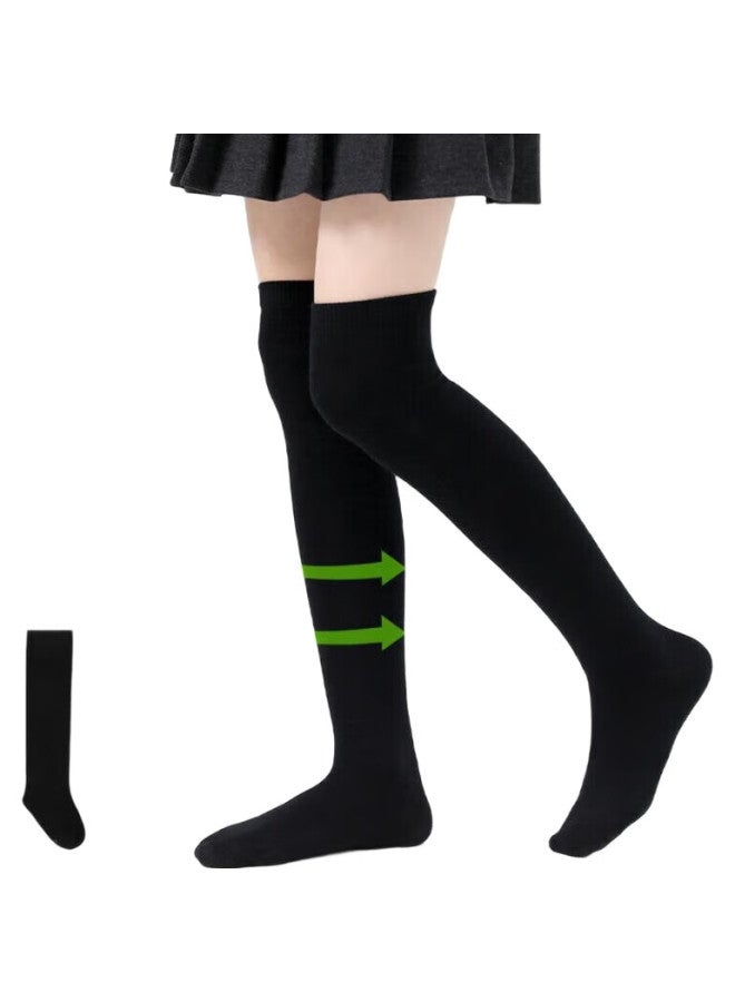 Barbie Girls' Mid-Calf Socks, Cotton Over-Knee Children'S Spring And Autumn Long Socks, Girls' Long Socks, Versatile High Socks - Image 3