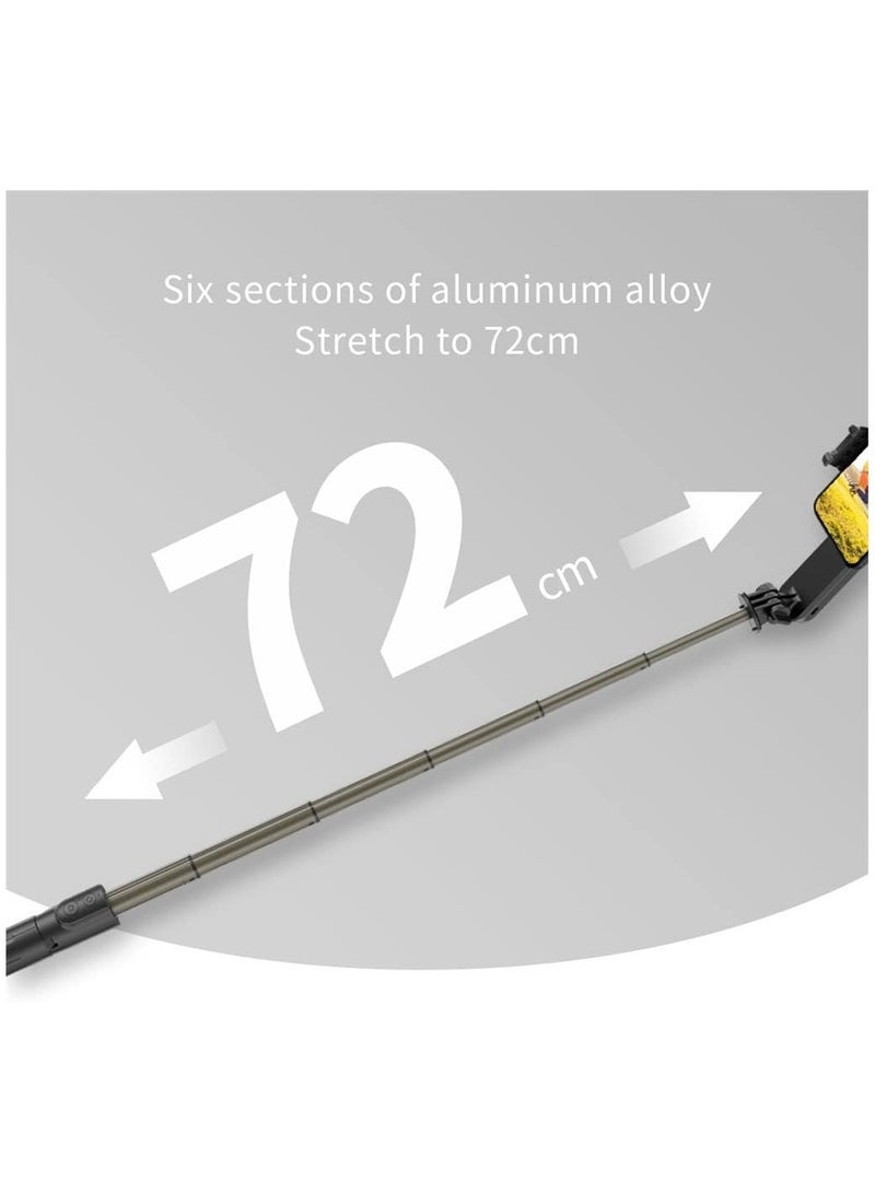 L09 Foldable Mini Handheld Selfie Stick Tripod Smartphone 1-Axis Gimbal Stabilizer With Multifunctional Remote 360°Automatic Rotation For iPhone And Android - Image 3