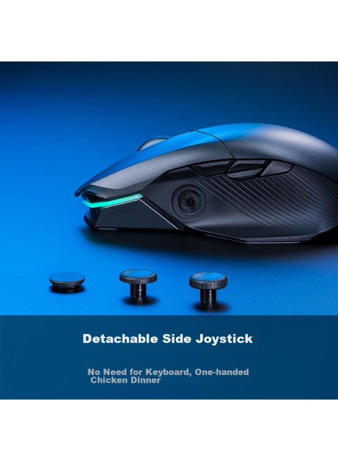 Rog Moxing X Gaming Wireless Bluetooth Tri-mode Black Myth： Wukong Gaming Mouse With Detachable D-pad, Rgb Switch, Aimpoint 36k 36000dpi Black - Image 3