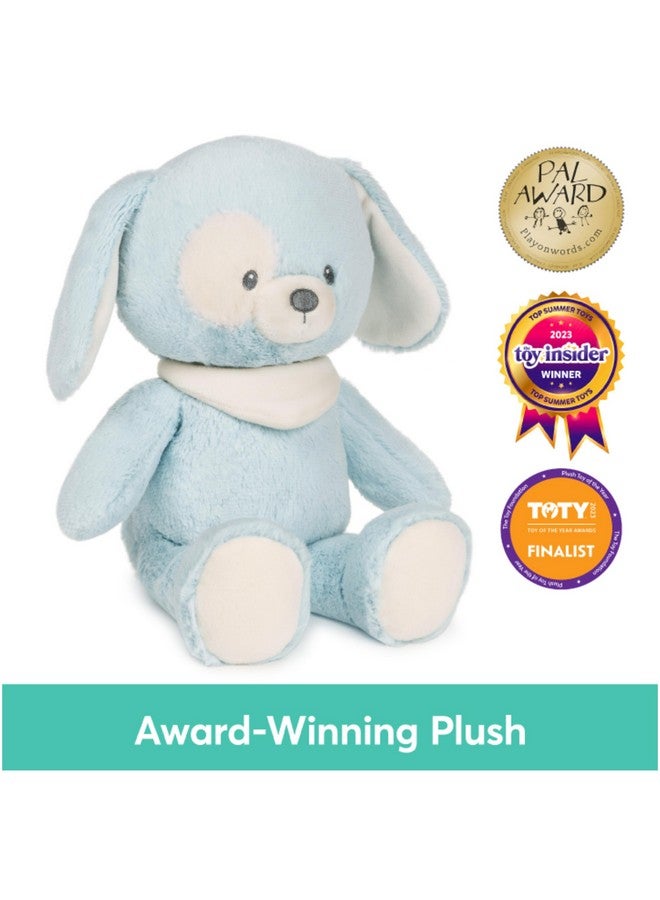 GUND Baby Sustainable Puppy Plush, Stuffed Animal Made from Recycled Materials, Gift for Babies and Newborns, Blue/Cream, 13” - Image 2