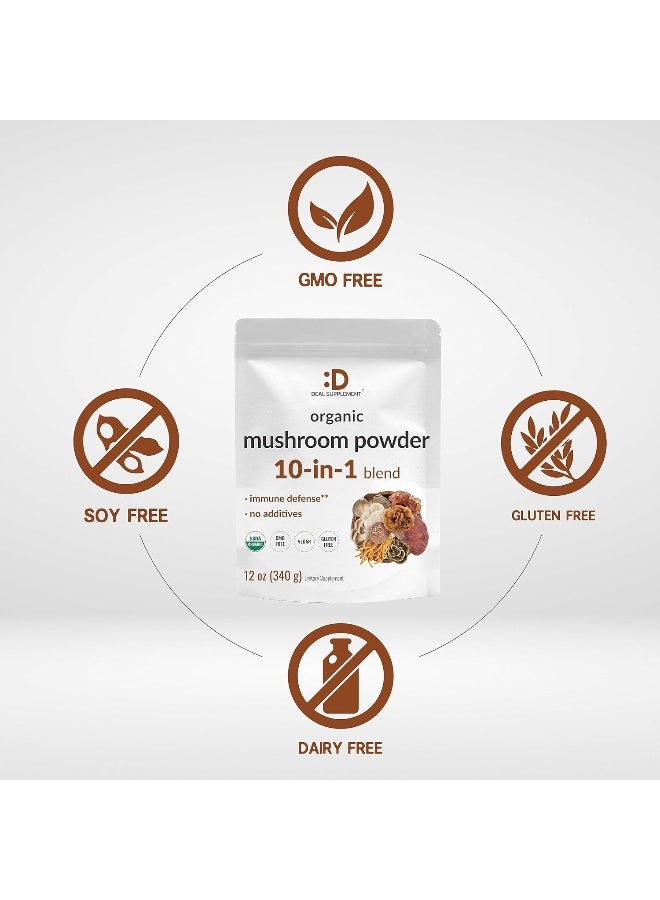 DEAL SUPPLEMENT Organic Mushroom Powder Supplement - Image 3