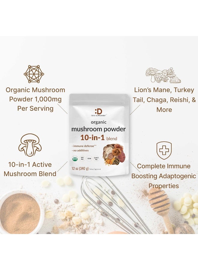 DEAL SUPPLEMENT Organic Mushroom Powder Supplement - Image 4