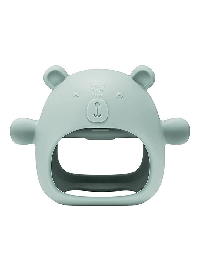 Gonice Baby Little Bear Silicone Baby Mitten Teething Chew Toy for Babies 3-6 Months 6-12 Months, Anti-Drop Teether Glove BPA-Free for Girls and Boys Sucking Biting Needs Soothing Gums Pain Relief  - Image 1