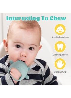 Gonice Baby Little Bear Silicone Baby Mitten Teething Chew Toy for Babies 3-6 Months 6-12 Months, Anti-Drop Teether Glove BPA-Free for Girls and Boys Sucking Biting Needs Soothing Gums Pain Relief  - Image 5
