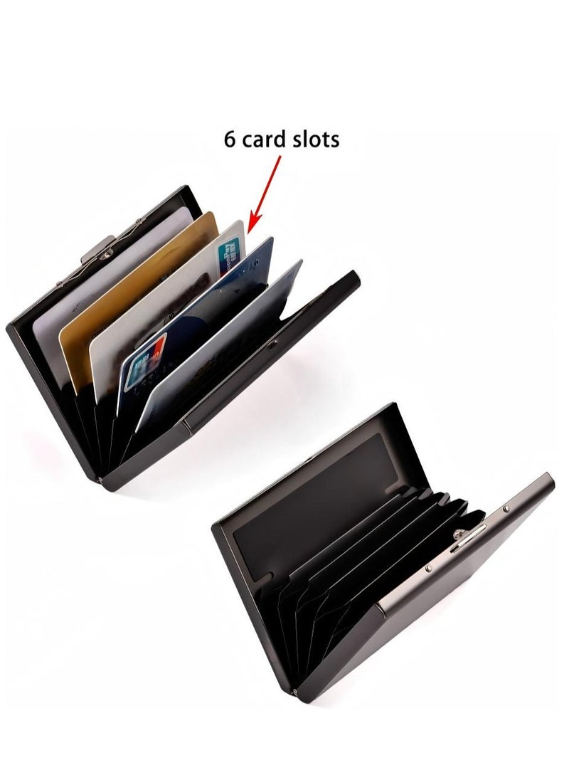 T NEWFUN Ultra-thin metal credit card holder  - Image 4