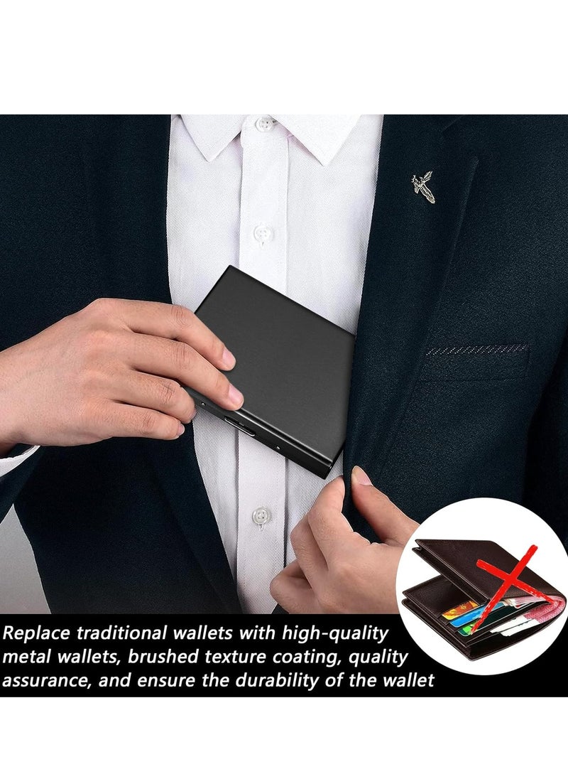 T NEWFUN Ultra-thin metal credit card holder  - Image 5