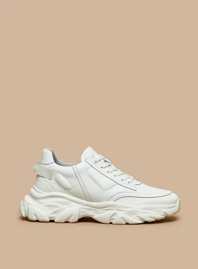DUCHINI Men's Solid Lace-Up Sports Shoes