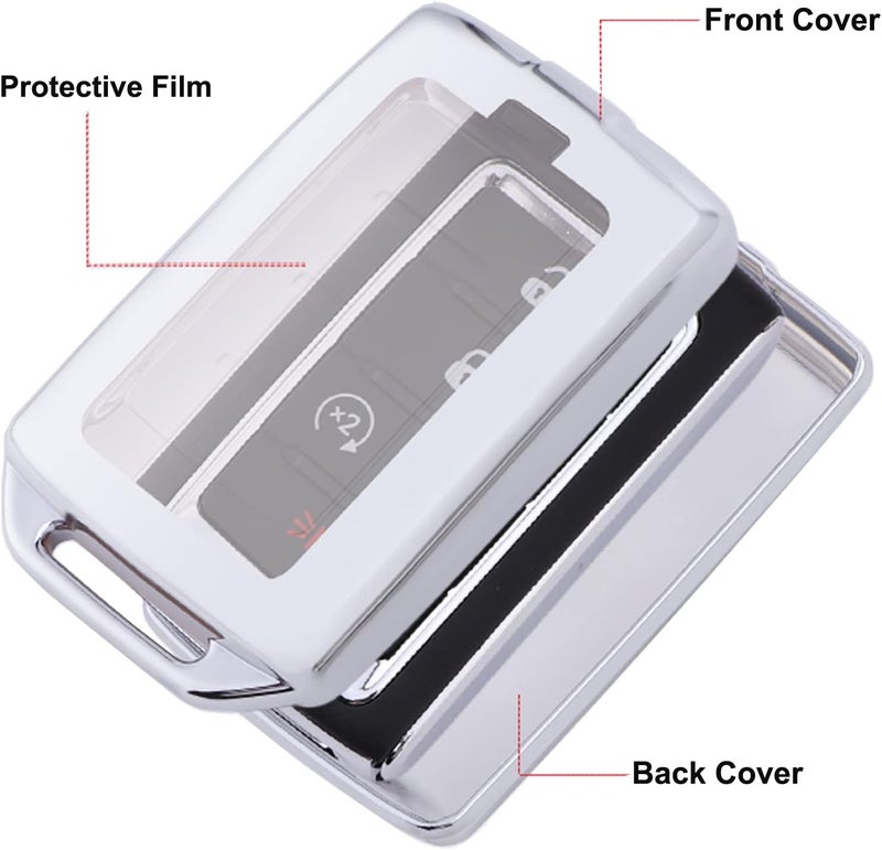 Muxkenper Key Fob Cover Case for Jeep Grand Cherokee L - Image 5