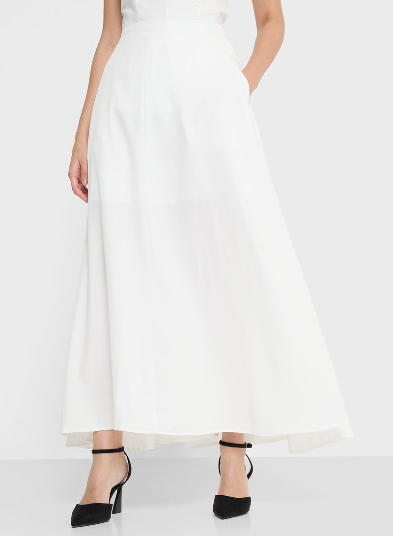 ELLA Bandeau Peplum Top & Skirt Set - Image 4