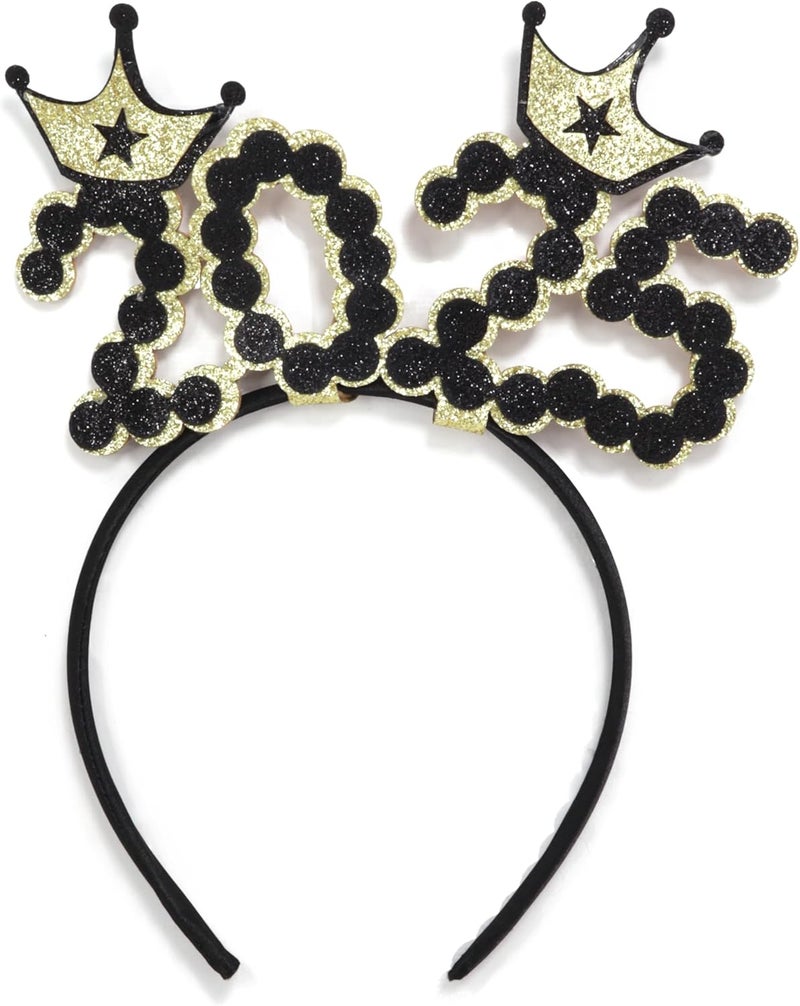 Needzo Class of 2025 Graduation Headband Outfit Accessory Festive Grad Party Supplies and Favors One Size Fits Most