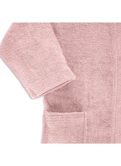 BYFT Daffodil (Baby Pink) Premium 12 Year Kids Hooded Bathrobe (125x133 Cm) Terry Cotton, Highly Absorbent and Quick dry, Hotel and Spa Quality Bathrobe for Boy and Girl-400 Gsm  - Image 4