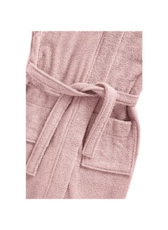 BYFT Daffodil (Baby Pink) Premium 12 Year Kids Hooded Bathrobe (125x133 Cm) Terry Cotton, Highly Absorbent and Quick dry, Hotel and Spa Quality Bathrobe for Boy and Girl-400 Gsm  - Image 3