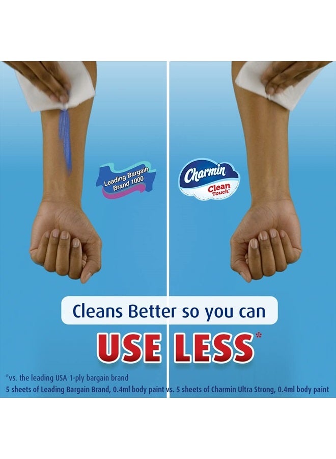 Charmin Ultra Strong Clean Touch Toilet Paper, 24 Family Mega Rolls = 123 Regular Rolls - Image 2
