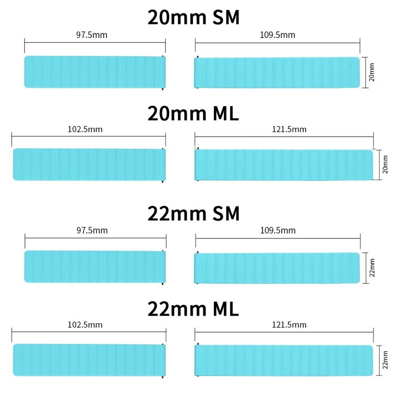 Bluejw 22mm Silicone Replacement Watch Strap Compatible with Samsung Galaxy Watch 3 45mm and Huawei Watch GT2 46mm – Durable, Comfortable, Easy to Replace - Image 4