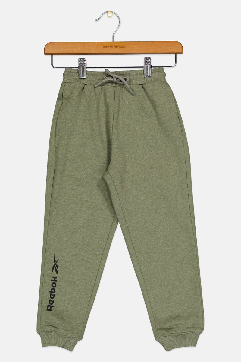 Reebok Kids Boy Sportswear Fit Outdoor Sweatpants, Sage Green - Image 1