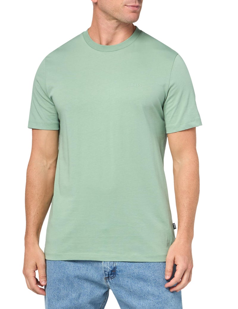 BOSS Chest Logo Soft Jersey Crew Neck T-Shirt - Image 1