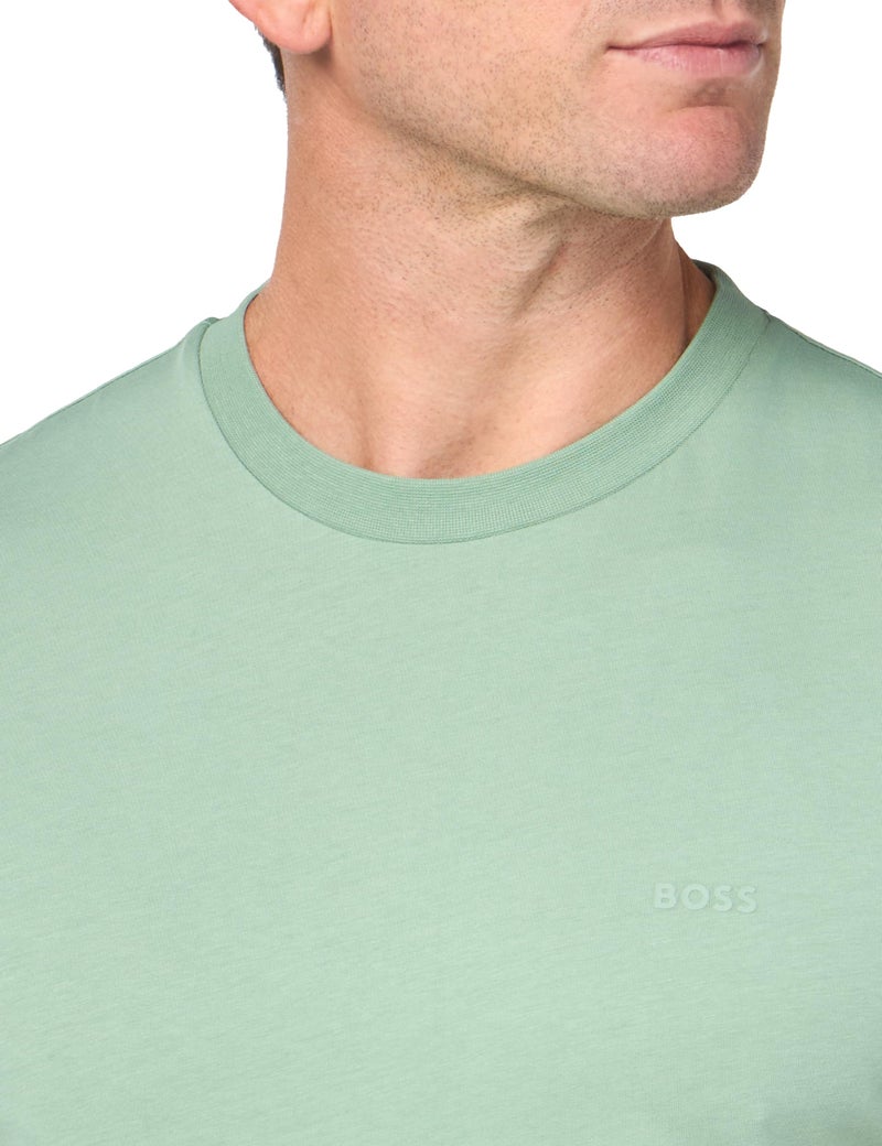 BOSS Chest Logo Soft Jersey Crew Neck T-Shirt - Image 2