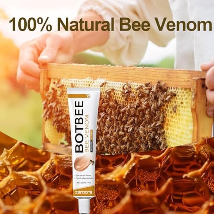 Zenbora 3 Pack Bee Venom Skin Restoration Cream for Lifting & Firming Saggy Face/Neck/Eyes, Wrinkle/Fine Lines/Eye Bag Removal, Restoring Elasticity & Deeply Moisturizing, Natural Bee Venom for All Skin Types - Image 5