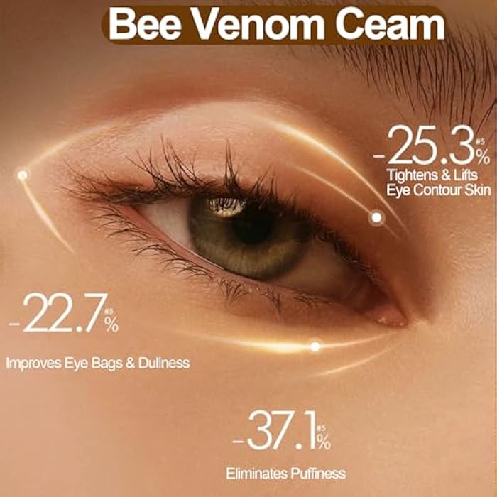 Zenbora 3 Pack Bee Venom Skin Restoration Cream for Lifting & Firming Saggy Face/Neck/Eyes, Wrinkle/Fine Lines/Eye Bag Removal, Restoring Elasticity & Deeply Moisturizing, Natural Bee Venom for All Skin Types - Image 3