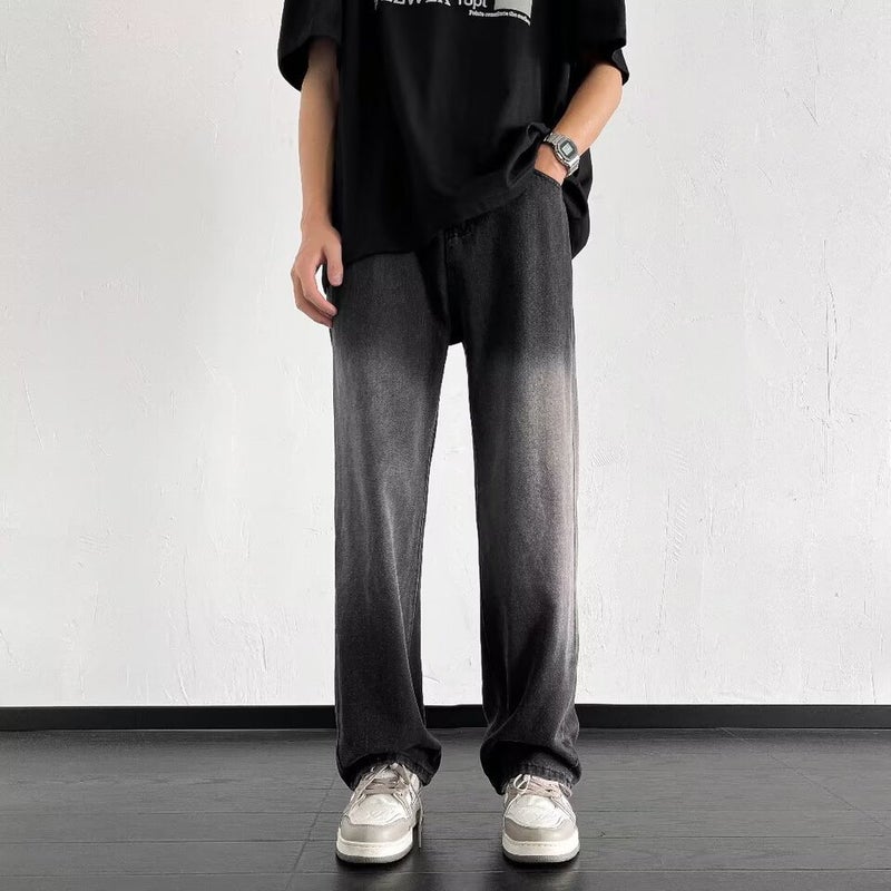Unisex Classic Denim Jeans Loose Fit Daily Outdoor Wear - Image 2