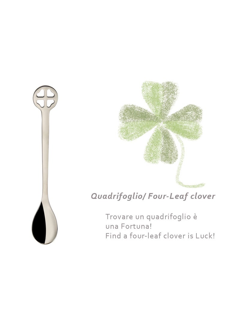 Bugatti 6-PIECES MOKA SPOONS SET IN GIFT-BOX COLOUR STEEL - FINISH SHINING - Image 3