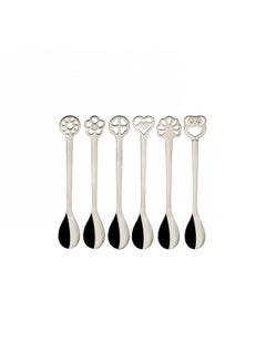 Bugatti 6-PIECES MOKA SPOONS SET IN GIFT-BOX COLOUR STEEL - FINISH SHINING  - Image 1