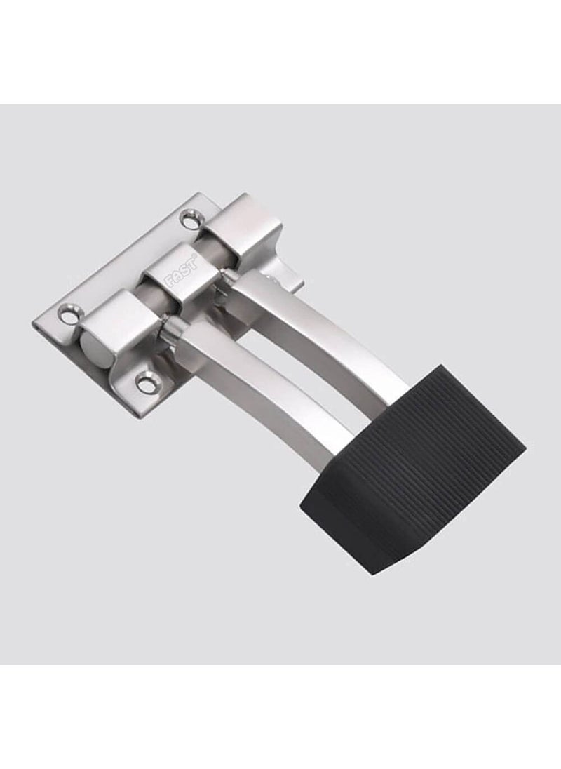 FAST FAST DSS02 SS Stainless Steel 4 Inch Heavy Square Door Stopper to Stop Door for Home and Office 2PCS  - Image 3