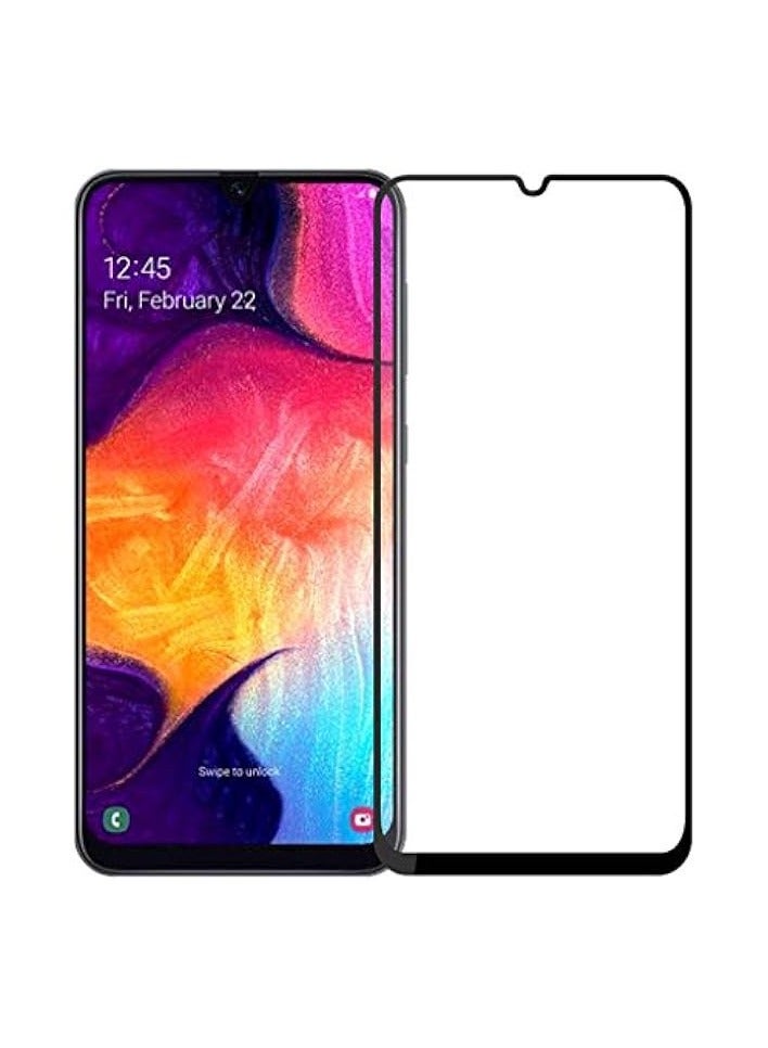 بروماس واقي شاشة لهاتف Galaxy A70، واقي شاشة بتغطية كاملة لهاتف Galaxy A70، واقي شاشة شفاف عالي الدقة من الزجاج المقسى لهاتف Galaxy A70 مقاس 6.7 بوصات